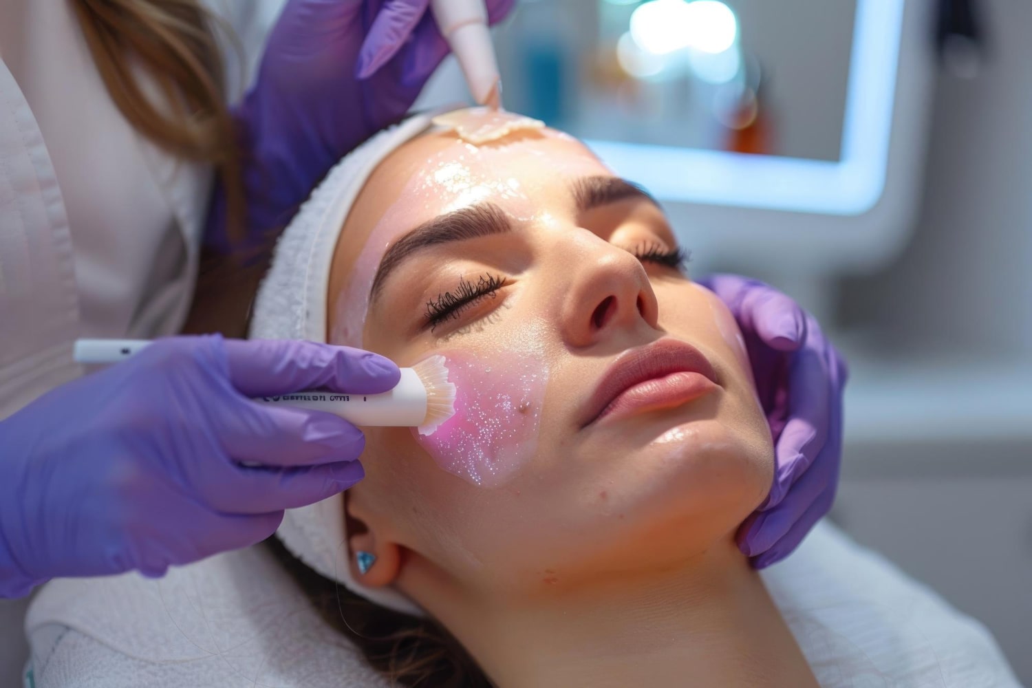 tratamiento de peeling químico para manchas faciales